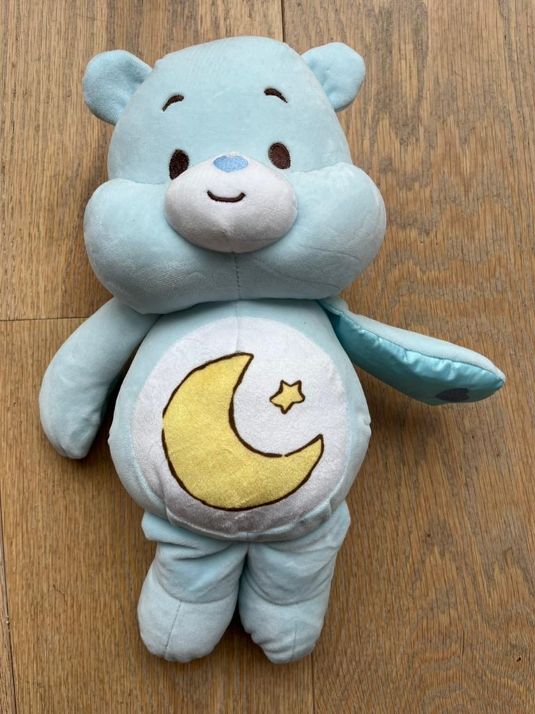 Care bear troetelbeertje knuffel als nieuw!, Overige merken, Overige karakters, Beer, Blauw