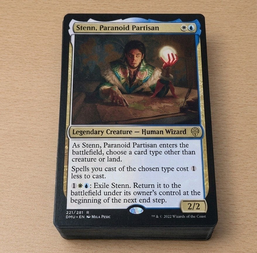 MTG Commander Deck Stenn Paranoid Partisan, Ophalen of Verzenden, Zo goed als nieuw, Speeldeck