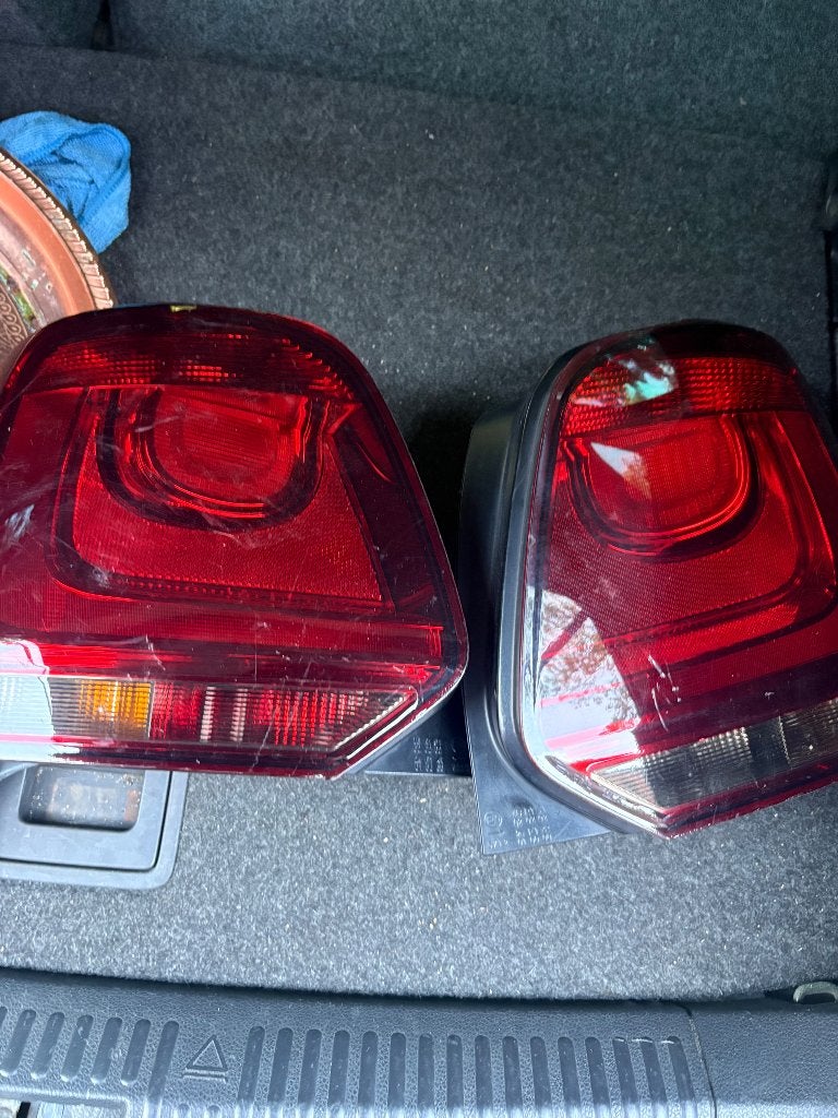 VW Polo 6R (2009-2014) OEM Achterlichten Set Donker Gewrapt, Ophalen of Verzenden, Nieuw, Volkswagen