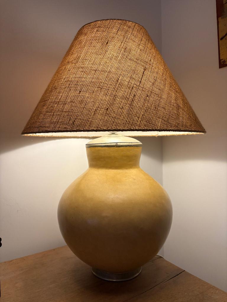 Marokkaanse tadelakt lamp, Ophalen, Zo goed als nieuw, Overige materialen, Marokkaans