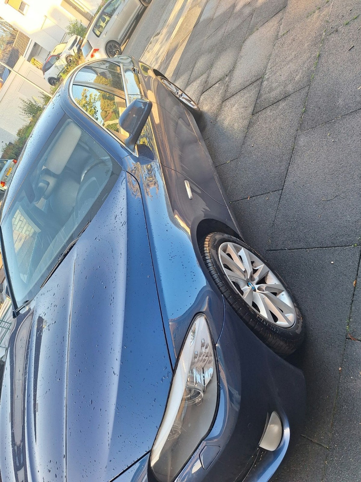 BMW 5-Serie 520i 184pk Aut. 2013 Blauw, Auto's, Achterwielaandrijving, 4 cilinders, 2000 kg, Blauw