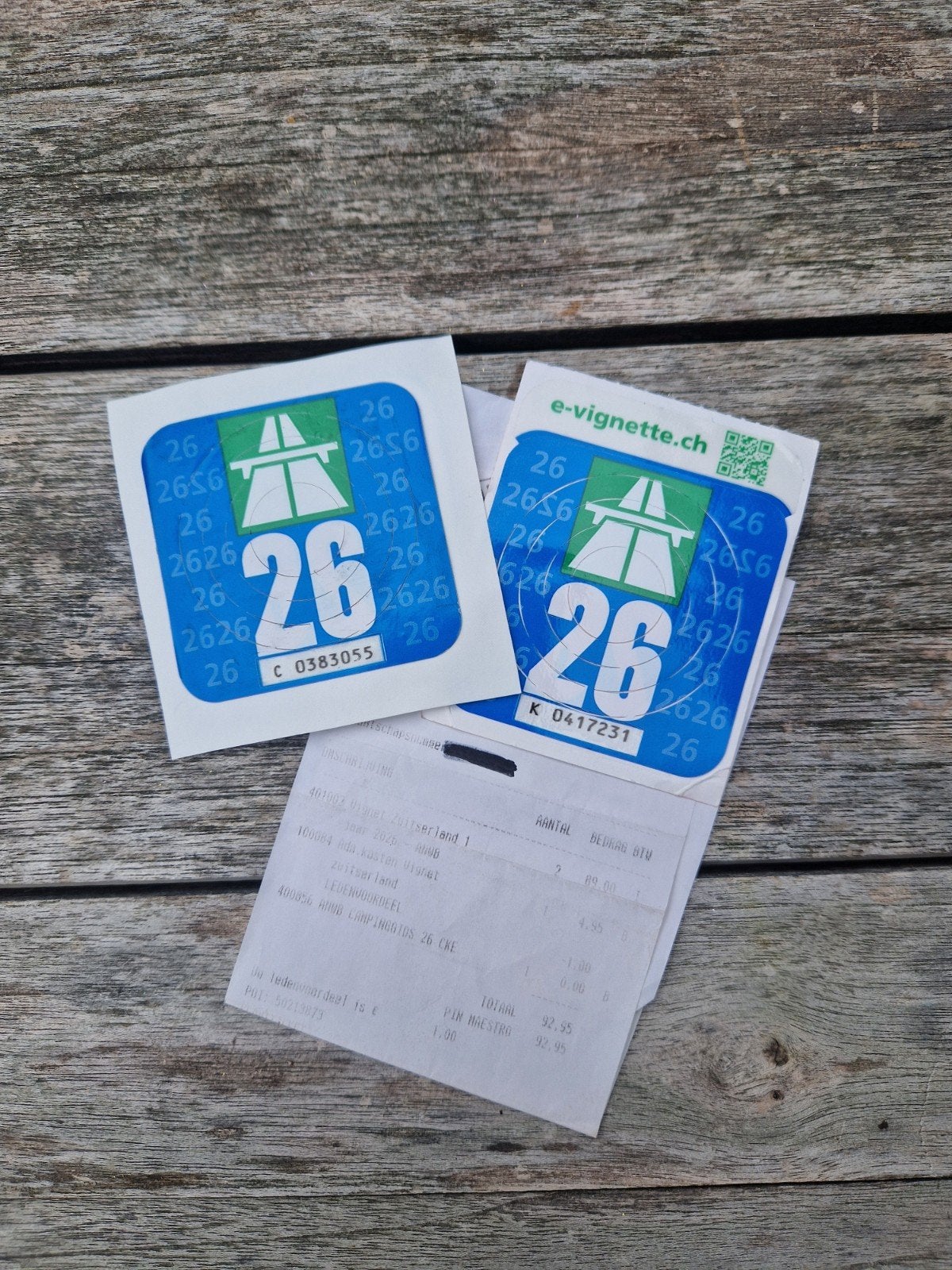 vignet Zwitserland, Tickets en Kaartjes, Drie personen of meer