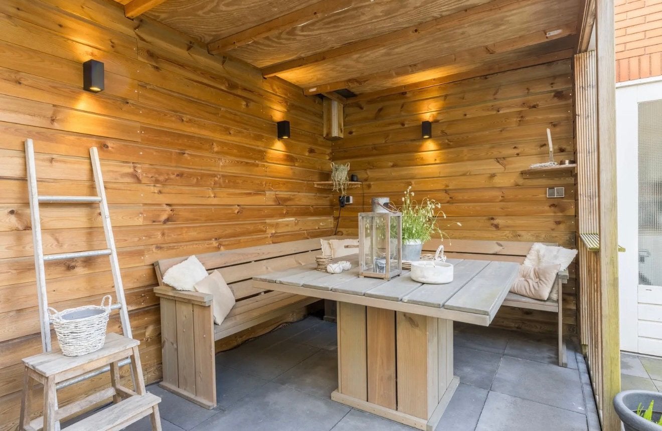 Complete loungeset met vierkante tafel voor 5 personen, Tuin en Terras, Ophalen, 5 zitplaatsen, Gebruikt, Loungeset