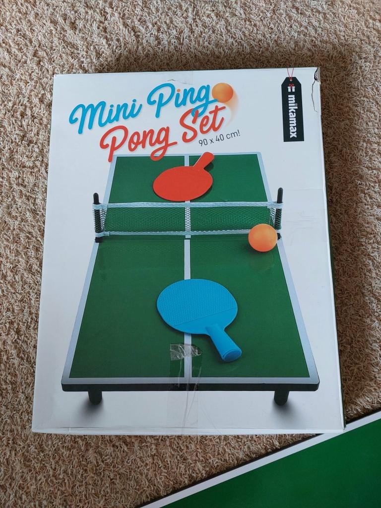 Nieuwe mini ping pong set, Ophalen of Verzenden, Nieuw, Overige typen