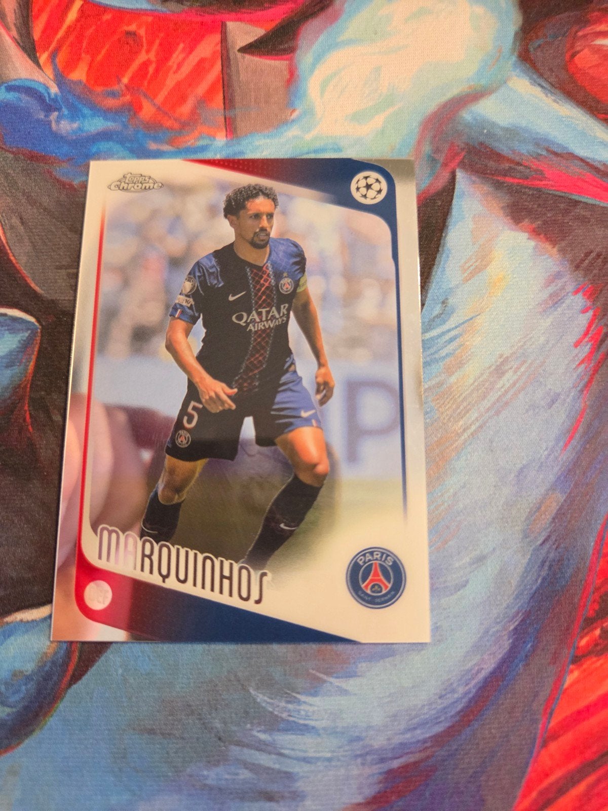 Marquinhos Topps Chrome Champions League Kaart, Ophalen of Verzenden