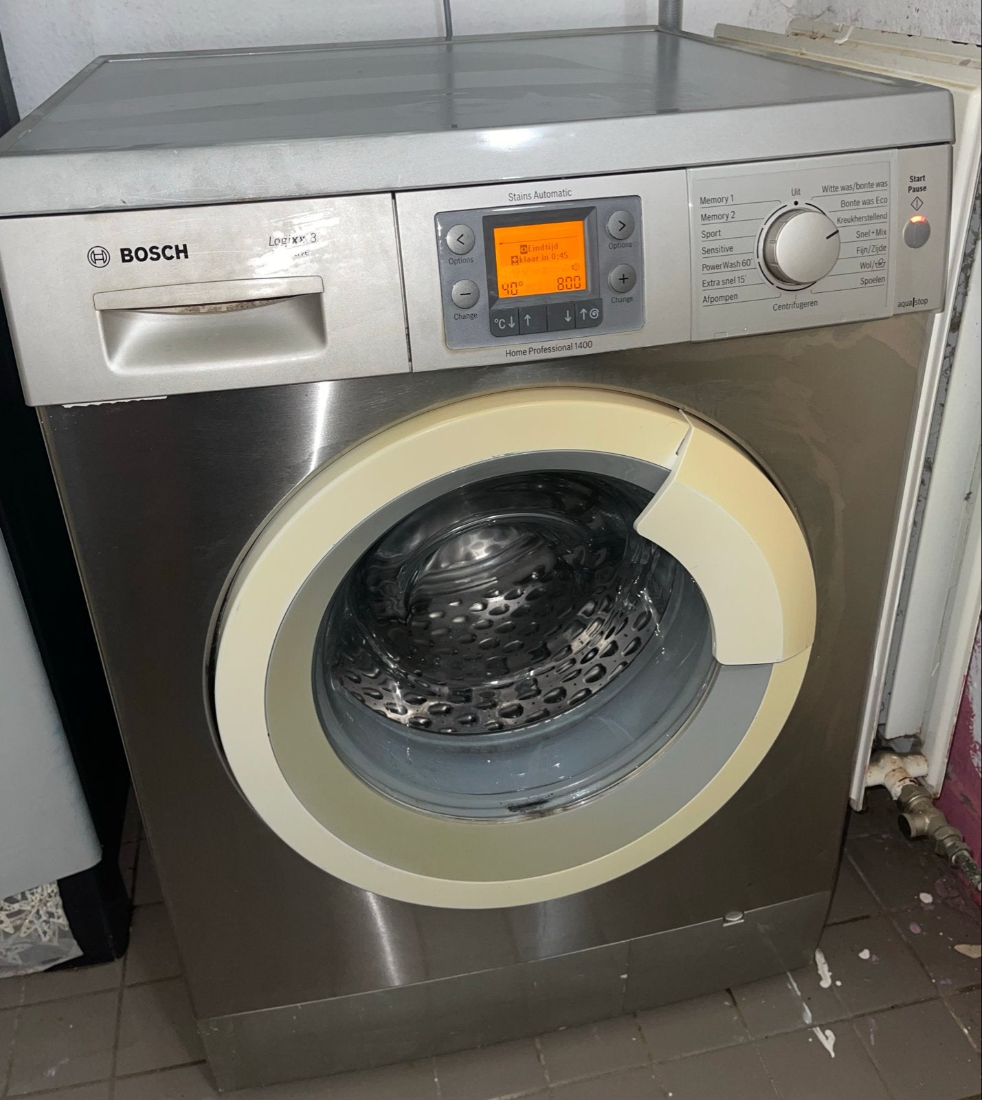 Bosch Logixx 8 Sensitive Wasmachine - Werkt perfect!, Gebruikt, Ophalen of Verzenden, Voorlader, Energieklasse A of zuiniger