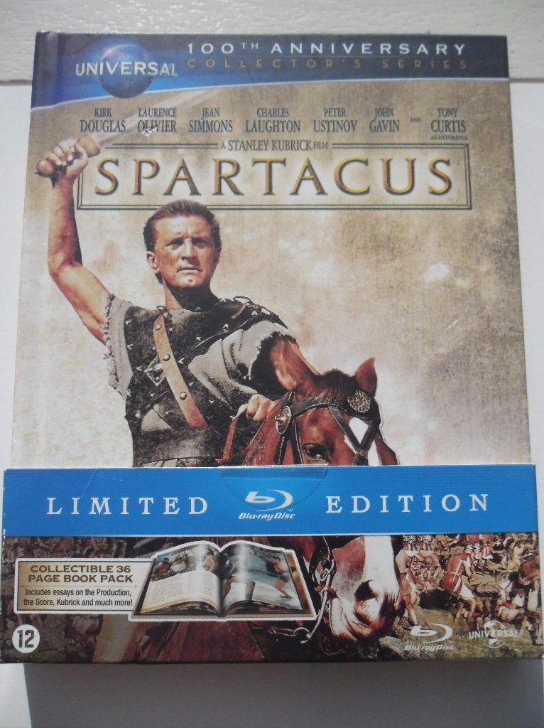 Stanley Kubrick Spartacus NLO krasvrij limited edition, Cd's en Dvd's, Nederlands, Film, Met slipcover/slipcase, Ophalen of Verzenden