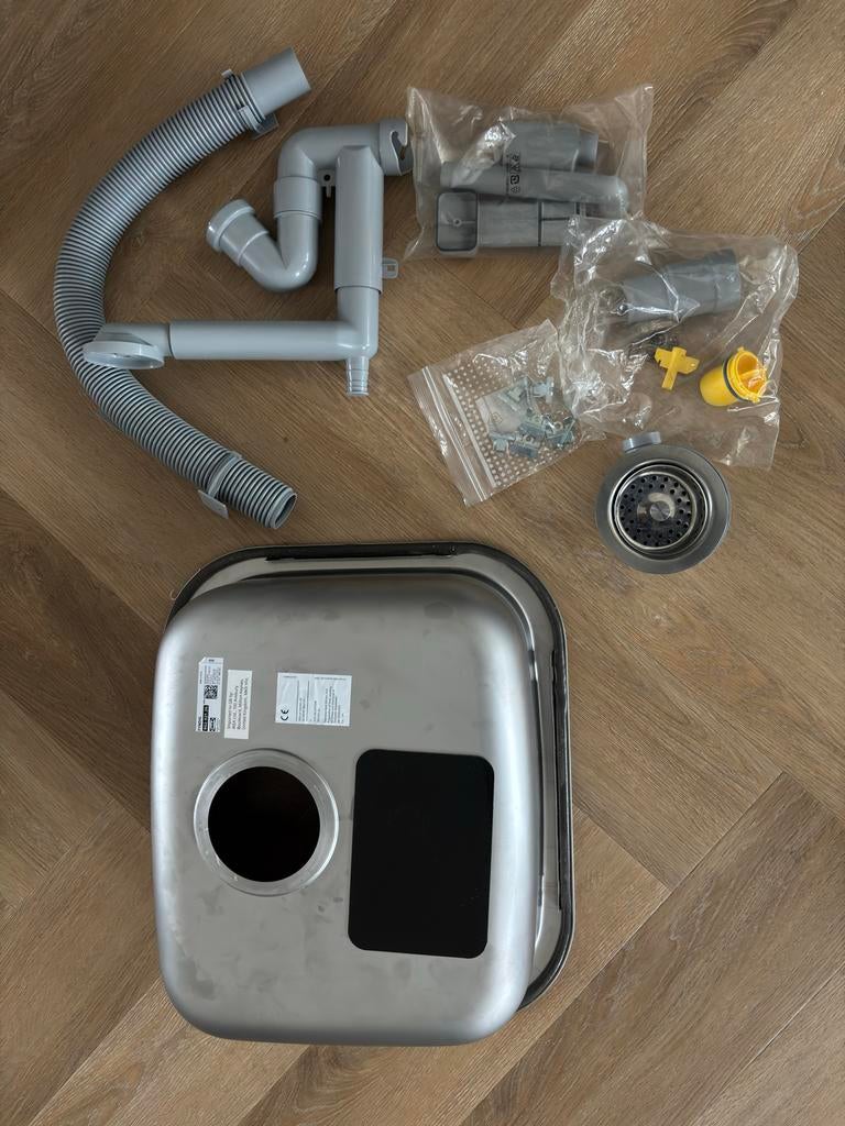 IKEA FYNDIG spoelbak / sink – nieuwstaat (met factuur), Overige typen, IKEA, Ophalen of Verzenden, Metaal