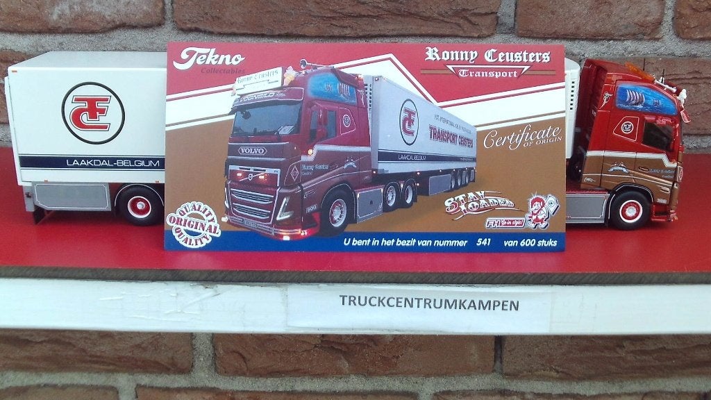 Tekno  Volvo  FH5  Globetrotter  van  Ronny  Ceusters., Ophalen of Verzenden, Nieuw, Bus of Vrachtwagen, Tekno