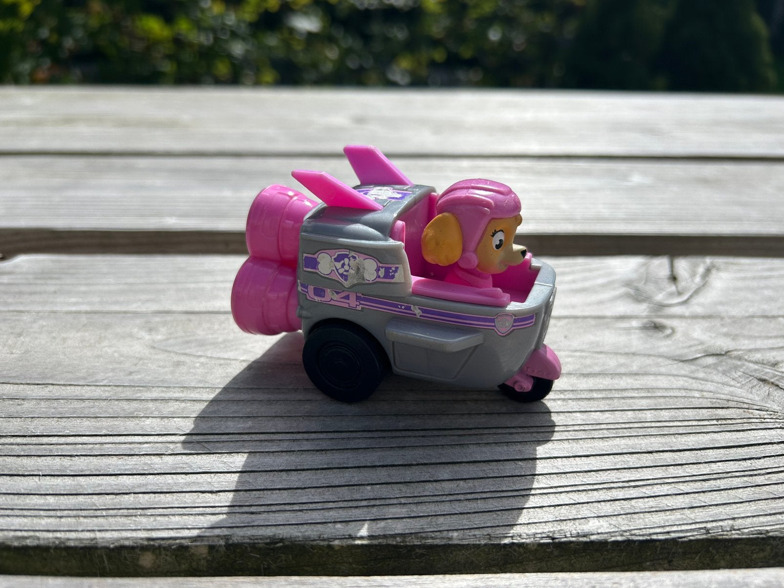 Paw Patrol voertuig Skye, Ophalen, Gebruikt