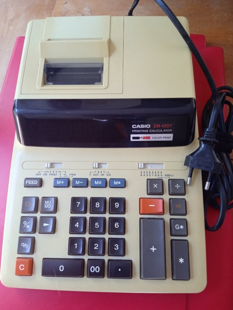 casio dr-120t, Ophalen of Verzenden, Computers en Rekenmachines