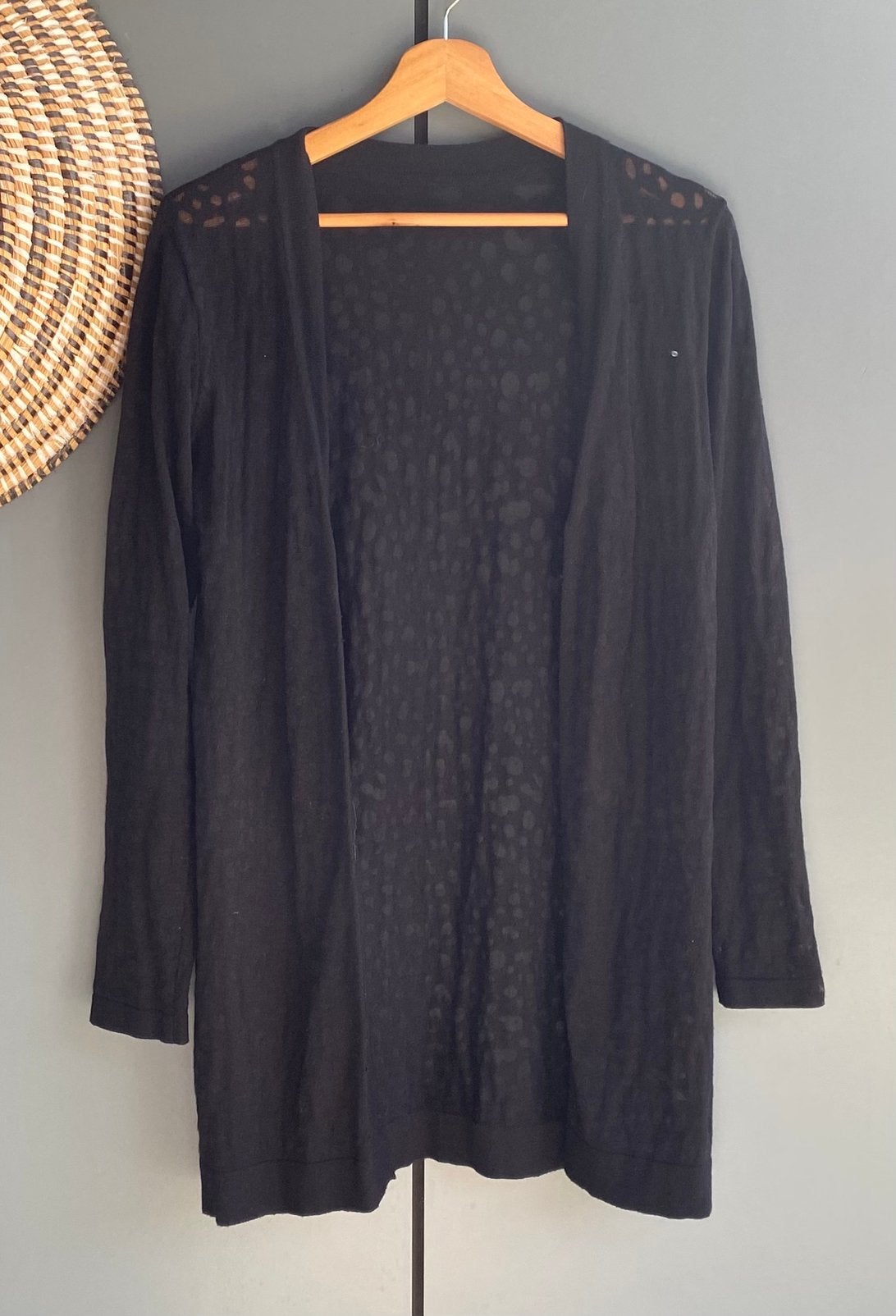 Leuk zwart vest..mt:m/l, Maat 38/40 (M), B, Verzenden, Zwart