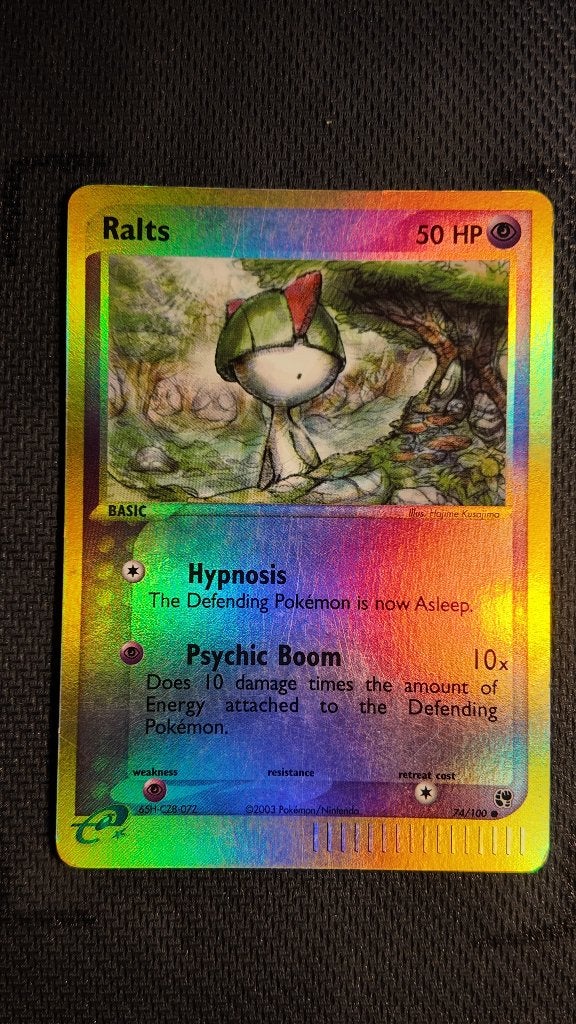 Ralts 74 Sandstorm | Pokemon kaart, Ophalen, Losse kaart, Foil