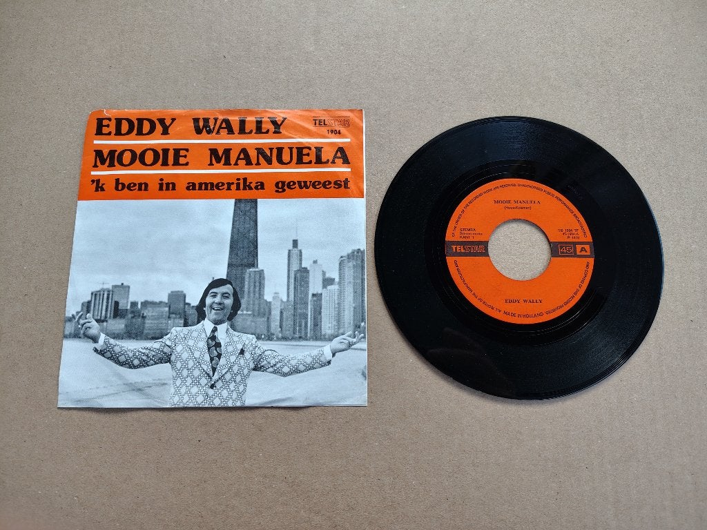 7" Single: Eddy Wally - Mooie Manuela (1973) Telstar 1904, Cd's en Dvd's, Vinyl Singles, Verzenden, Gebruikt, 7 inch, Nederlandstalig