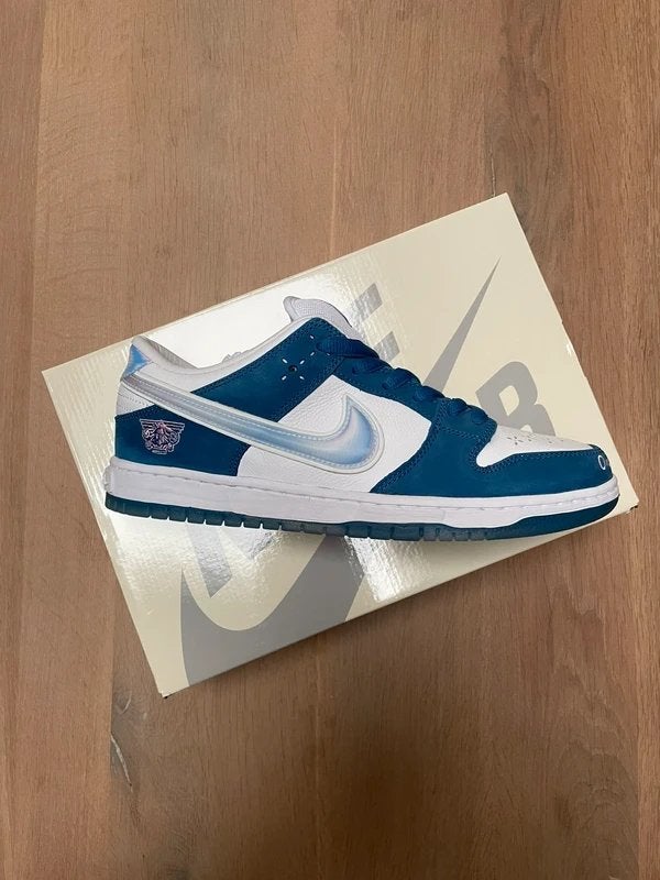 Nike Sb Dunk Low x Born x Raised 44,5, Kleding | Heren, Schoenen, Ophalen of Verzenden, Nieuw, Blauw, Sneakers of Gympen