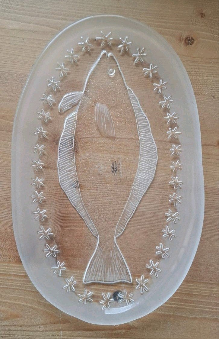 Glazen schaal vismotief Collection Siebenstern Walther Glas, Ophalen of Verzenden