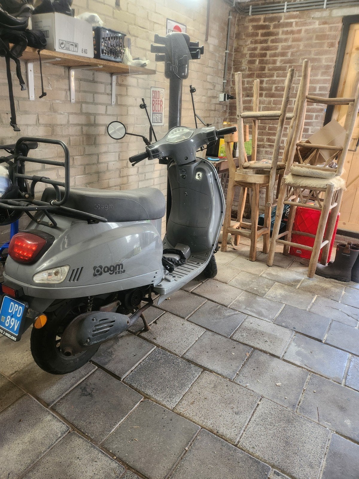 AGM VX50 Scooter - Weinig gebruikt slechts 10160 km uit 2018, Fietsen en Brommers, Snorfietsen en Snorscooters, Ophalen, Gebruikt