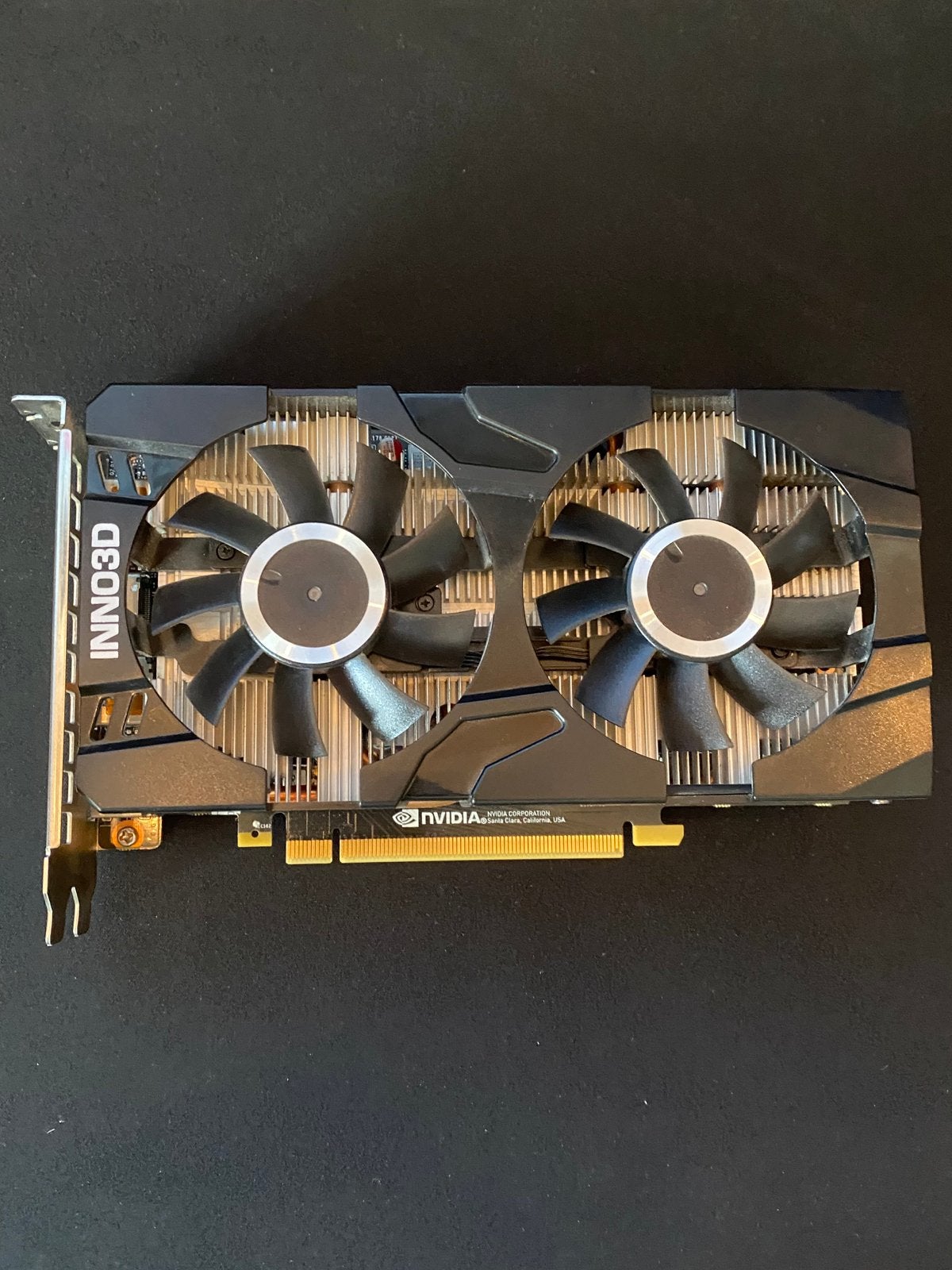 INNO3D Geforce GTX 1660 Ti Twin X2, Computers en Software, PCI-Express 3, GDDR6, Ophalen of Verzenden, Zo goed als nieuw