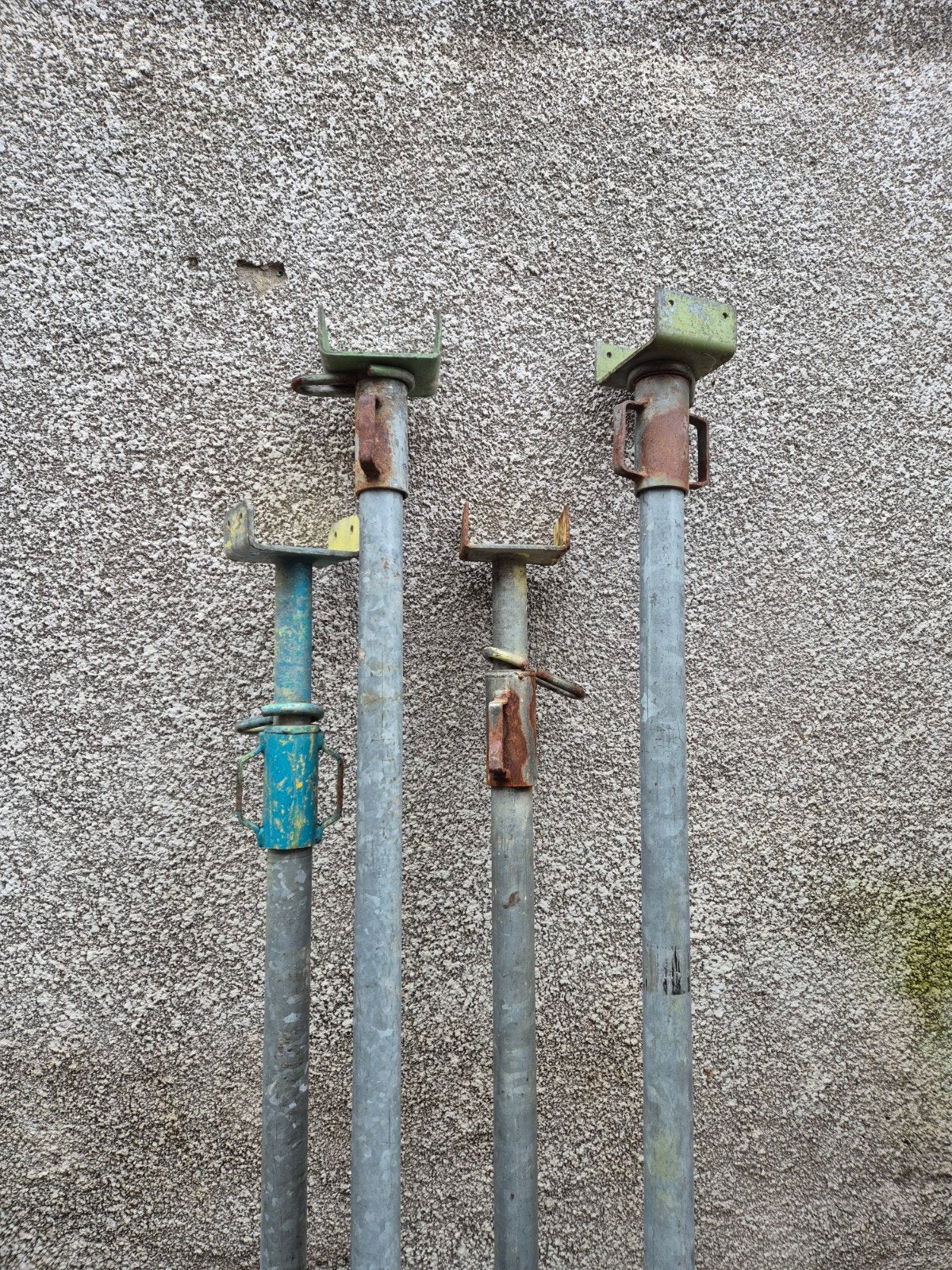 bouwstempels 4 stuks, Ophalen, Overige typen, Minder dan 2 meter