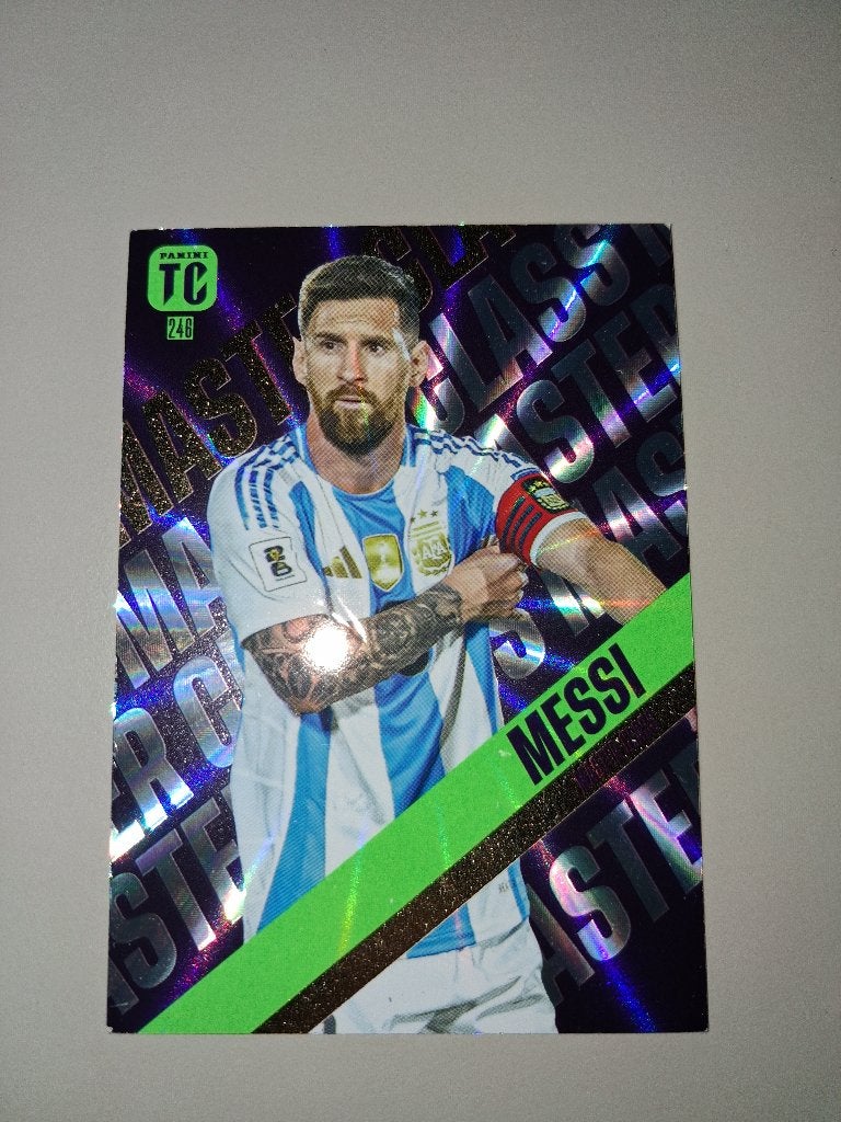 Panini Voetbalkaart Masterclass Messi, Verzamelen, Sportartikelen en Voetbal, Verzenden, Zo goed als nieuw, Buitenlandse clubs