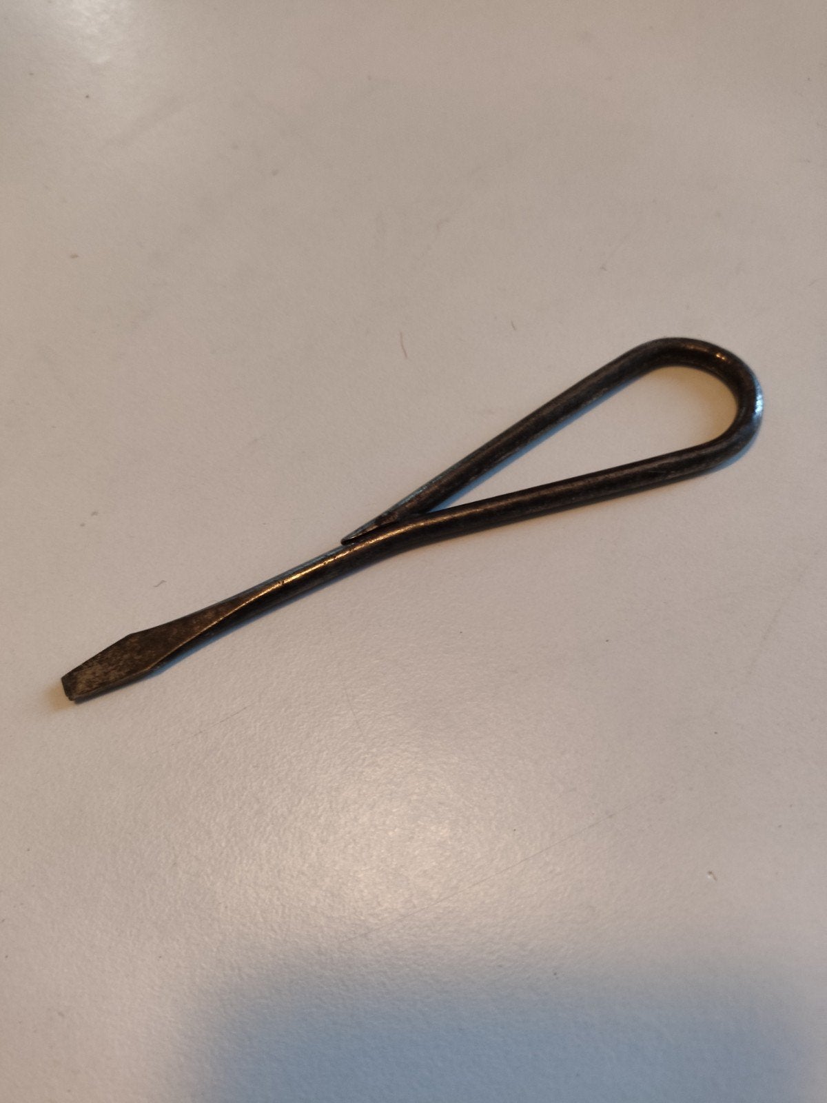 Vintage Schroevendraaier met Ooghandvat, Ophalen of Verzenden, Gebruikt, Schroevendraaier, Overige merken