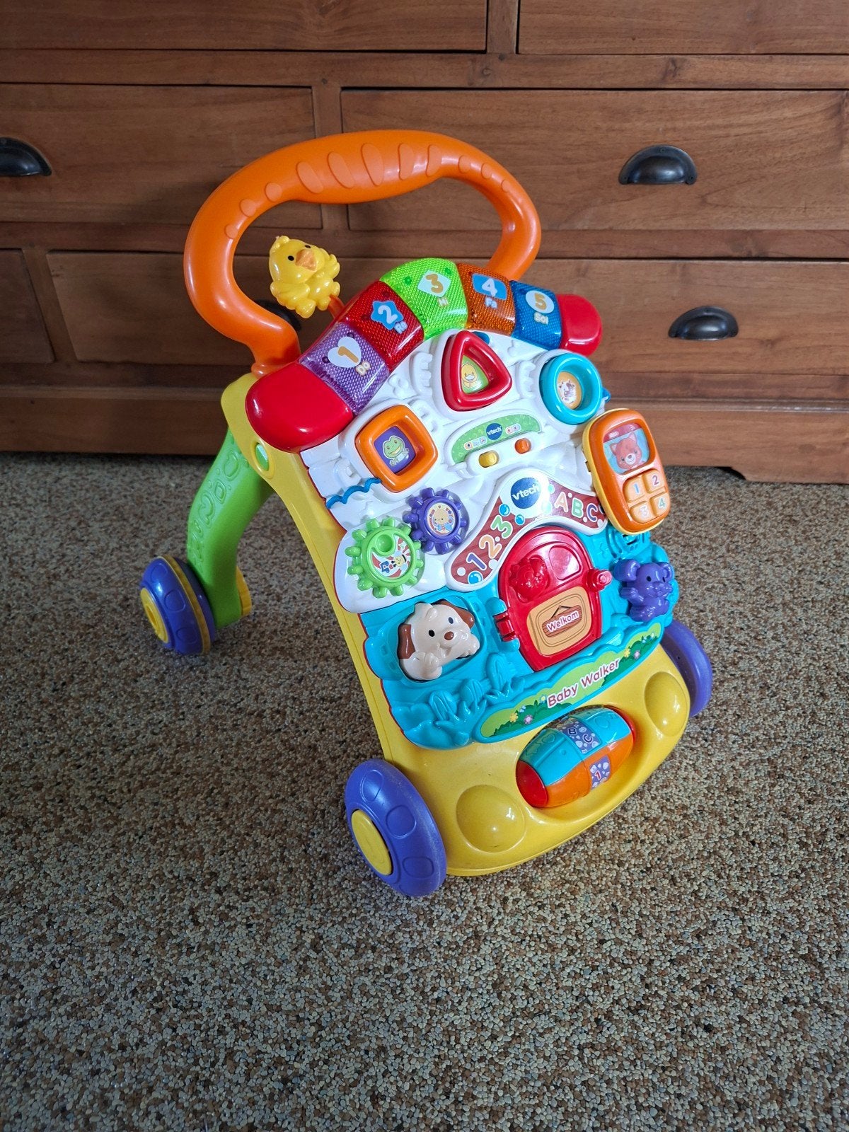 VTech Baby Walker Loopauto - Zo goed als nieuw, Ophalen of Verzenden, Zo goed als nieuw, Met geluid