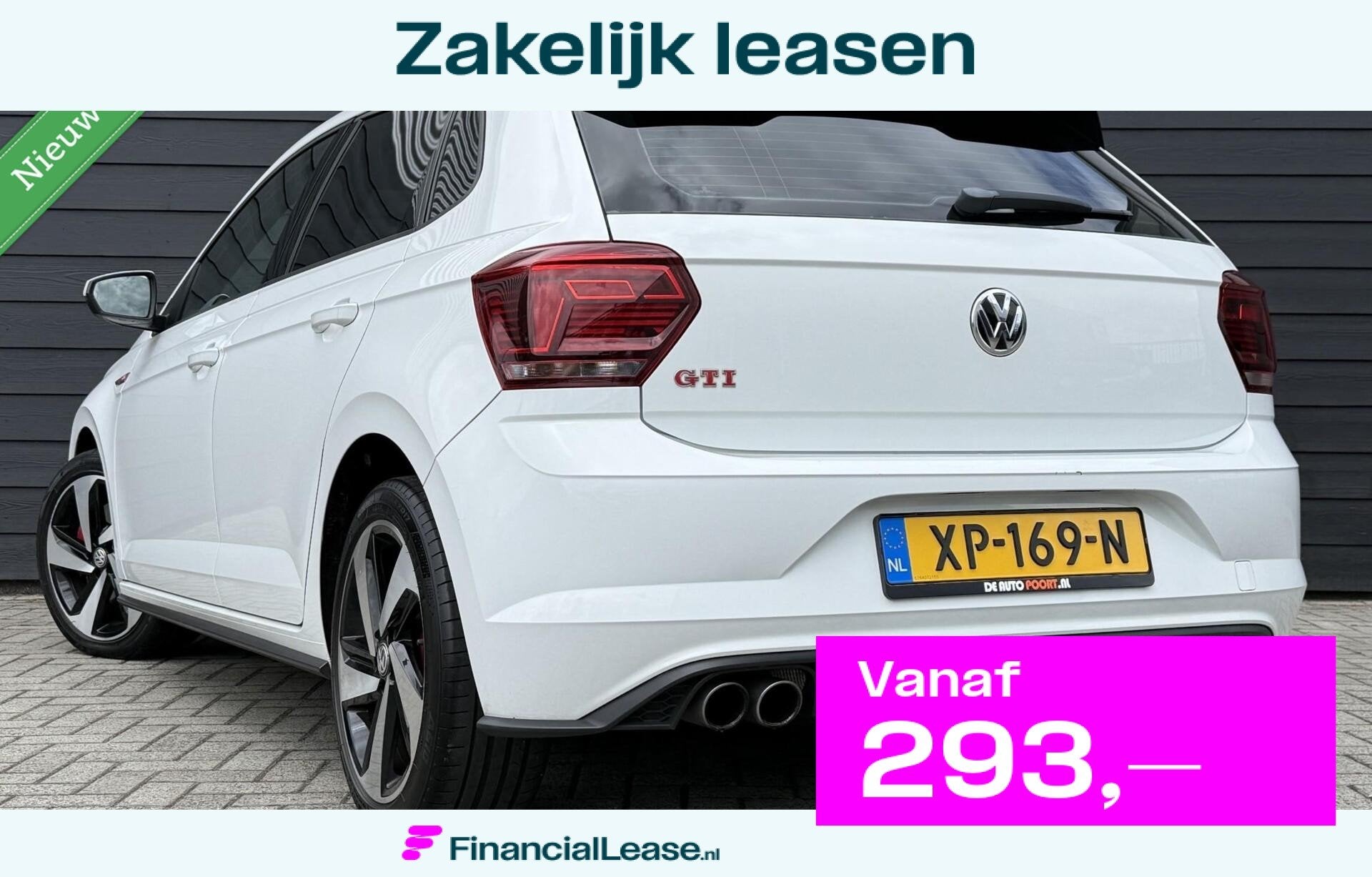 Volkswagen Polo 2.0 TSI GTI DSG Pano.dak/Viritual/LED/Leder/, Gebruikt, Euro 6, 4 cilinders, Wit