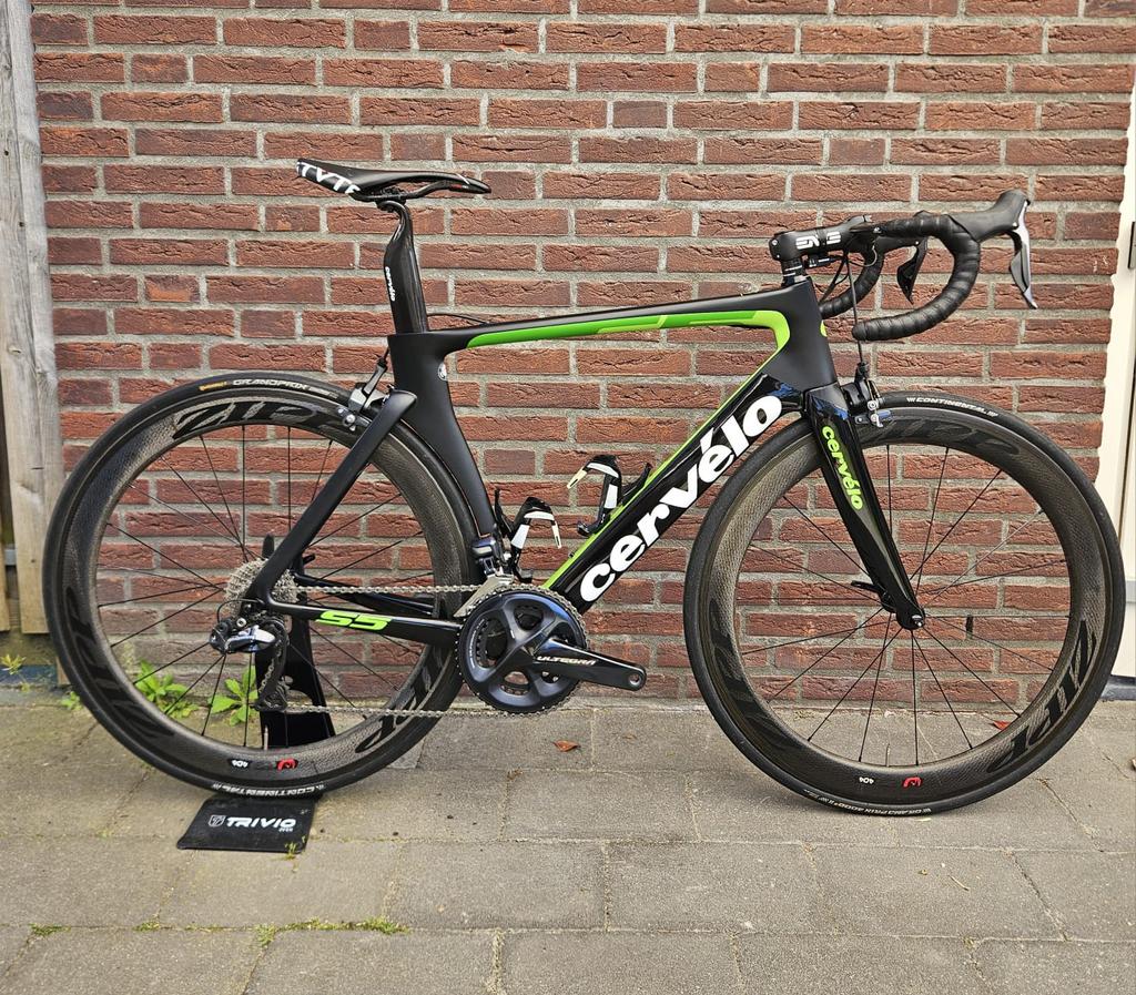 Cervelo S5 Dimension Data Shimano Ultegra Di2 11s Zipp 404, Overige merken, 28 inch, Stalbergweg, Carbon