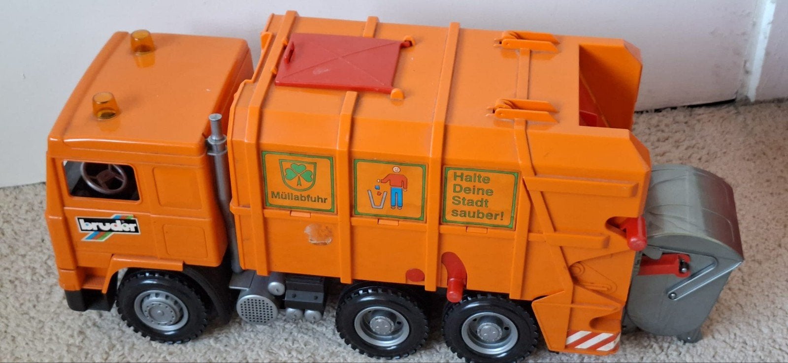 Bruder vuilniswagen - Leuk voor Sinterklaas!, Ophalen, Gebruikt