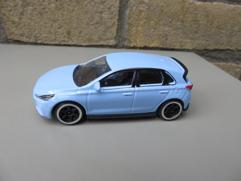 Majorette Hyundai i30 lichtblauw, Ophalen of Verzenden, Zo goed als nieuw, Auto