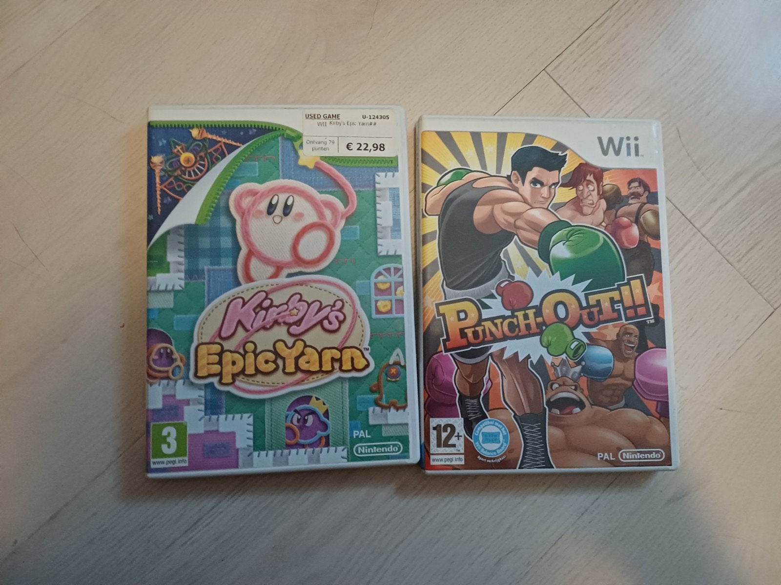 kirby's epic yarn en punch out voor de wii, Avontuur en Actie, 2 spelers, Eén computer, Ophalen of Verzenden