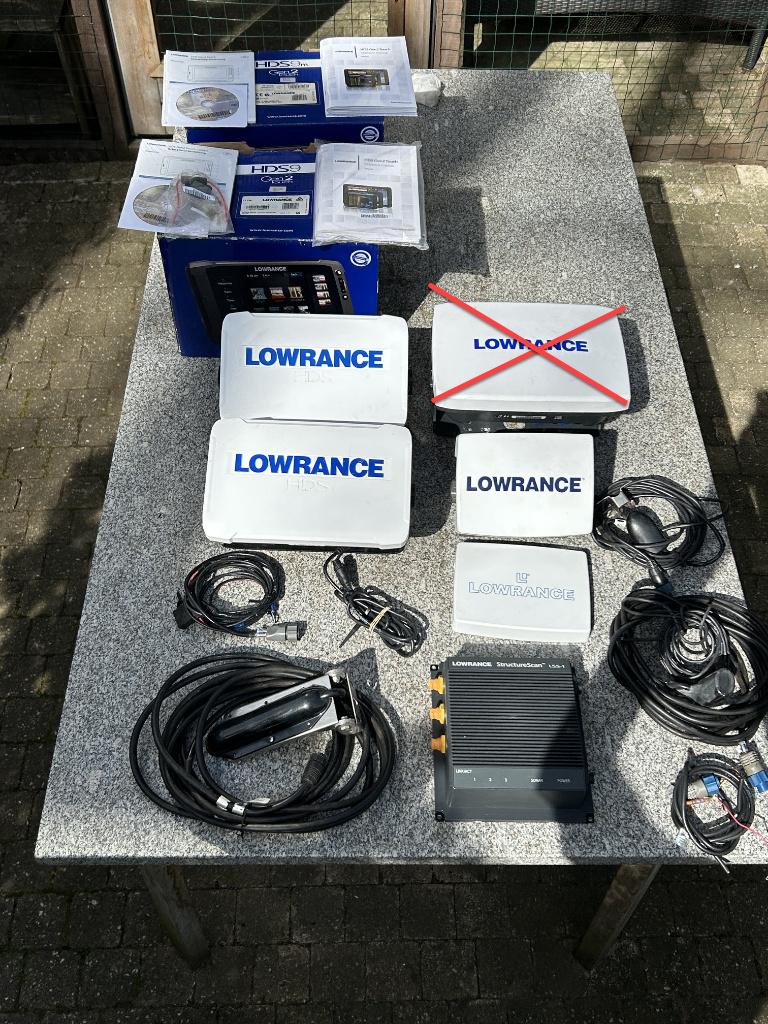 Lowrance fishfinders, Ophalen, Gebruikt, Kaartplotter of Fish Finder