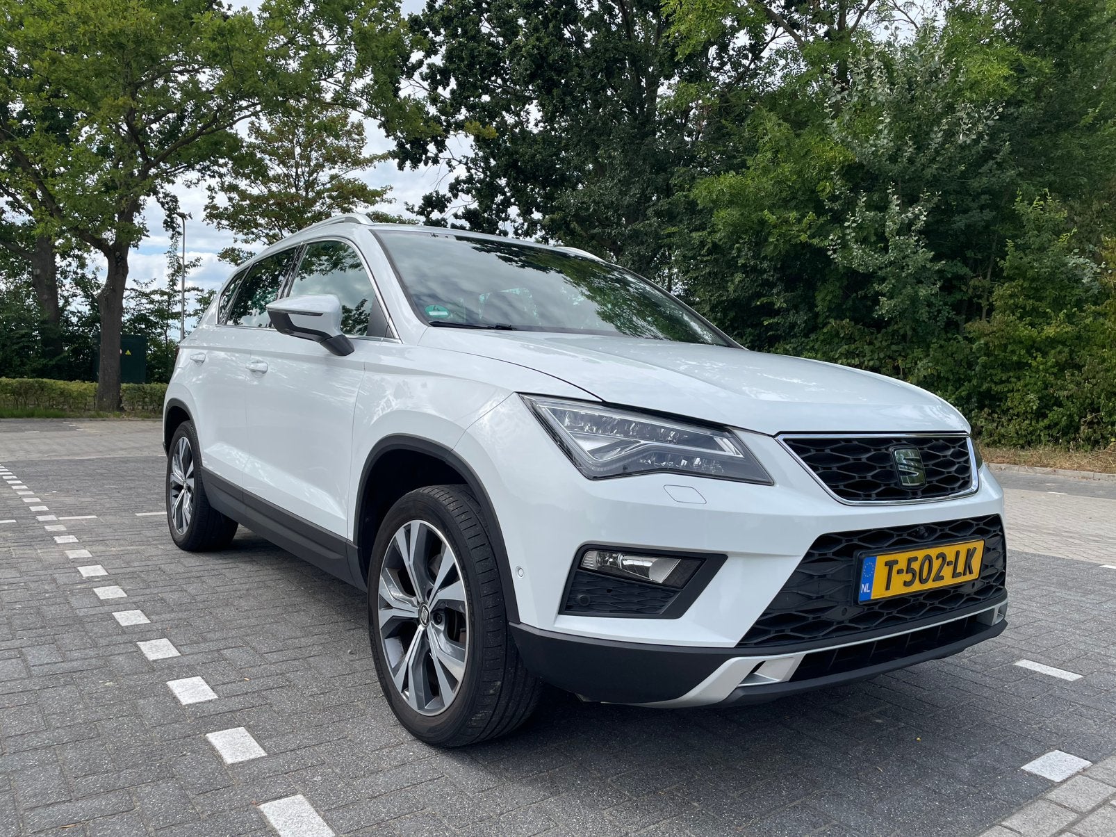 Seat Ateca 2.0 TDI 190pk 4DRIVE Dsg-7 2017 Wit, Auto's, Automaat, Euro 6, Ateca, Wit