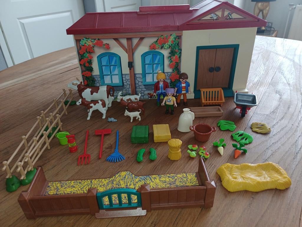 Playmobil Meeneemboerderij 4897, Kinderen en Baby's, Speelgoed | Playmobil, Gebruikt, Complete set, Ophalen of Verzenden