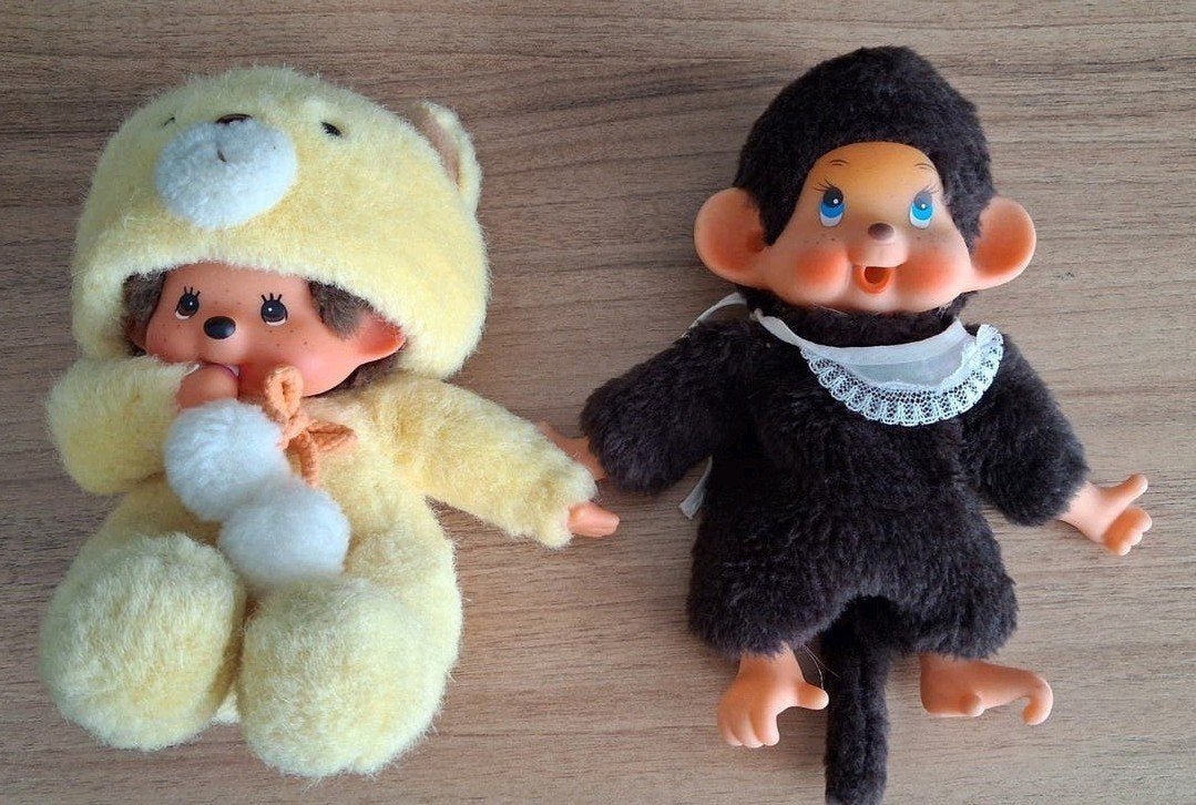 Vintage knuffels poppen, Ophalen of Verzenden