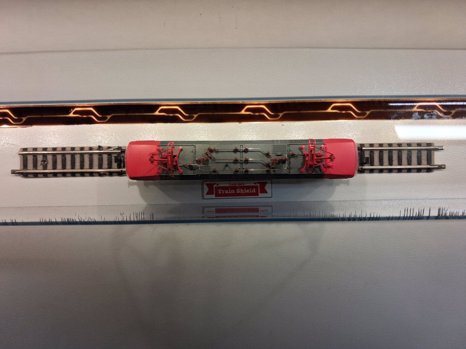 N spoor vitrine met LED  verlichting, Hobby en Vrije tijd, Overige merken, Verzenden, Gelijkstroom of Wisselstroom, Overige typen
