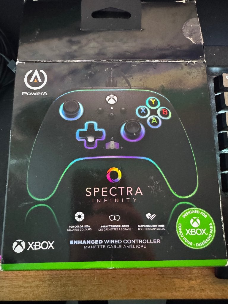 PowerA Spectra Infinity Xbox Controller – Getest & Werkend, Ophalen of Verzenden, Nieuw, Controller, Xbox Original