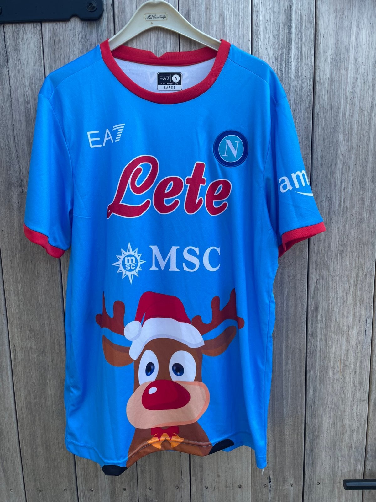 Kerstshirt Napoli, Verzenden, Zo goed als nieuw, Buitenlandse clubs, Shirt
