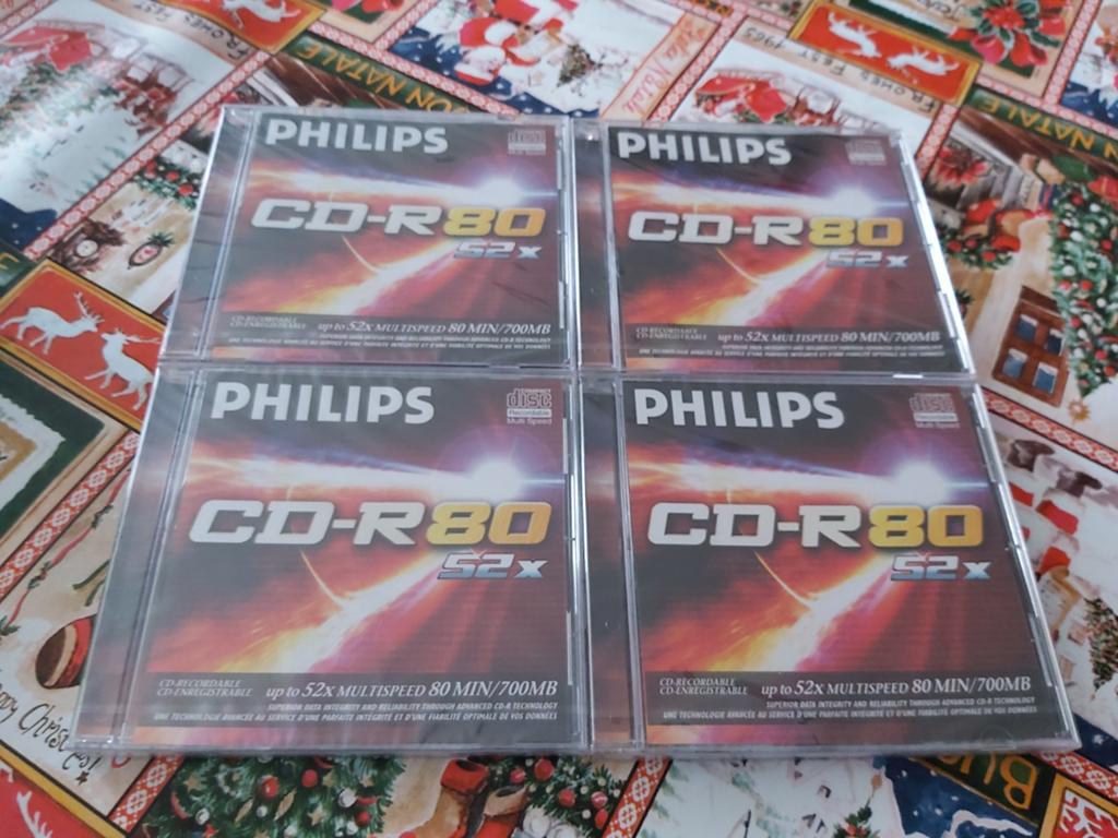 Philips CD - R 80. - 4 Stuks. Recordable Nieuw In Verpakking, Ophalen of Verzenden, Nieuw