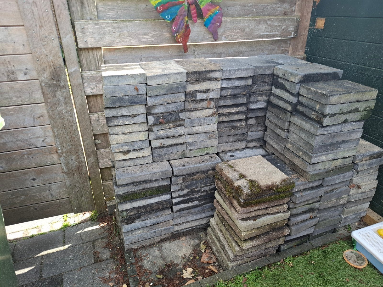 Terrastegels 20x30, Tuin en Terras, Ophalen, Gebruikt, Overige materialen