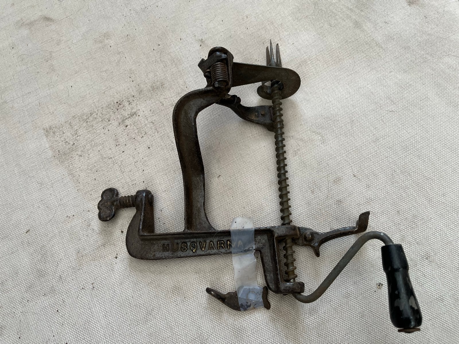 Antieke Husqvarna Appelschiller - Vintage Keukengerei, Antiek en Kunst, Ophalen of Verzenden