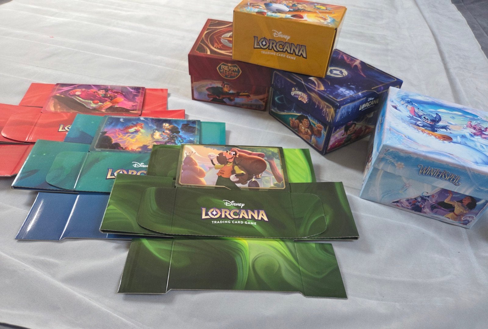 Disney Lorcana Kaart Opbergdozen storage boxen, Ophalen of Verzenden, Nieuw, Sleeves of Kaarthoesjes, Foil