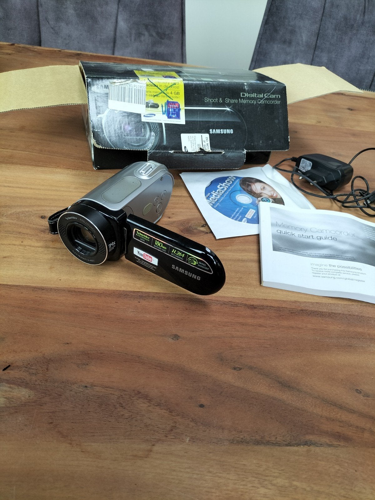 Samsung Digital Camcorder - Zo goed als nieuw, Audio, Tv en Foto, Ophalen, 20x of meer, Zo goed als nieuw, Samsung