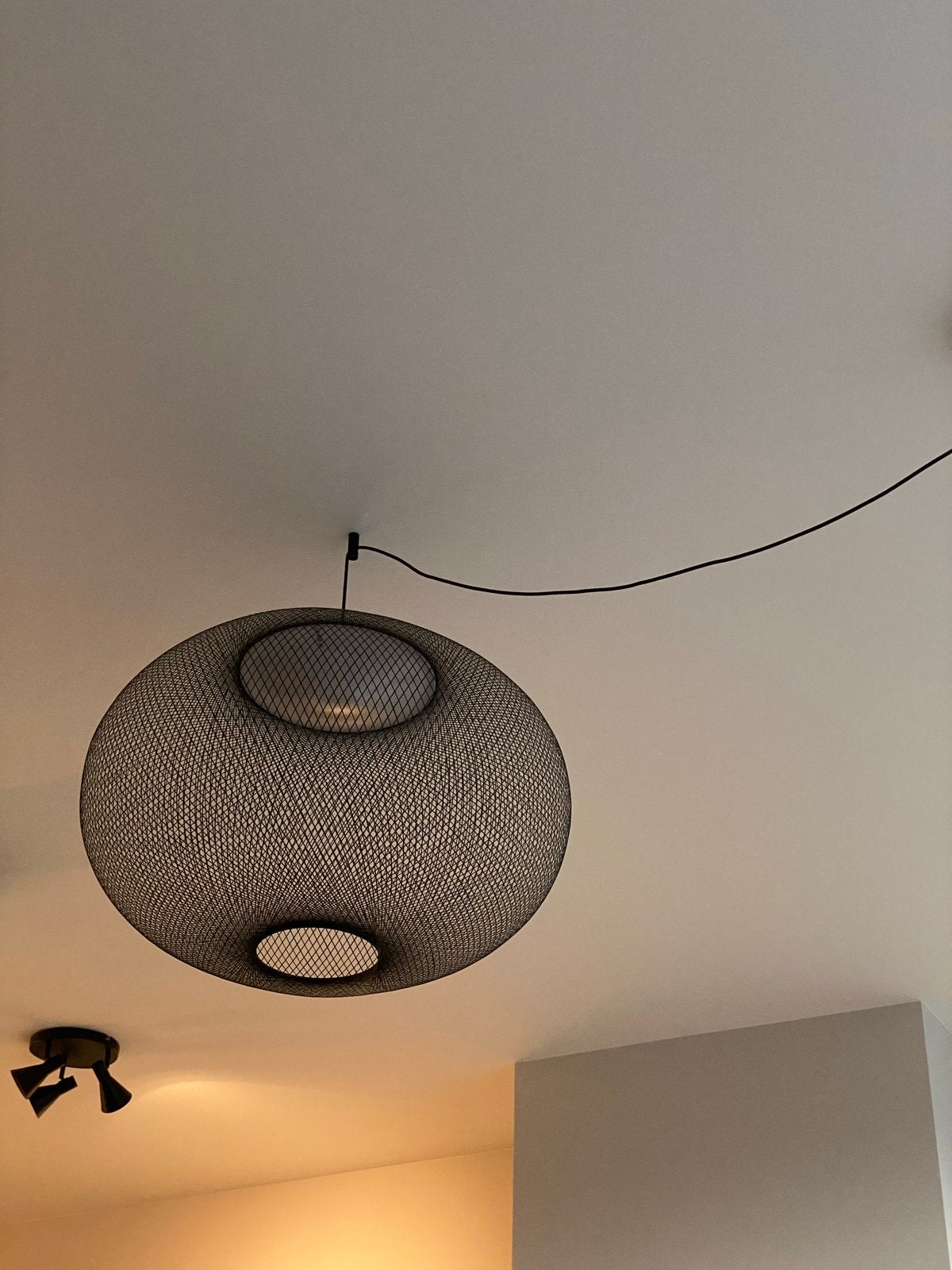 Moooi hanglamp original Zwart - Medium - Dimbaar, Ophalen of Verzenden, Gebruikt, Kunststof, E27 (groot)