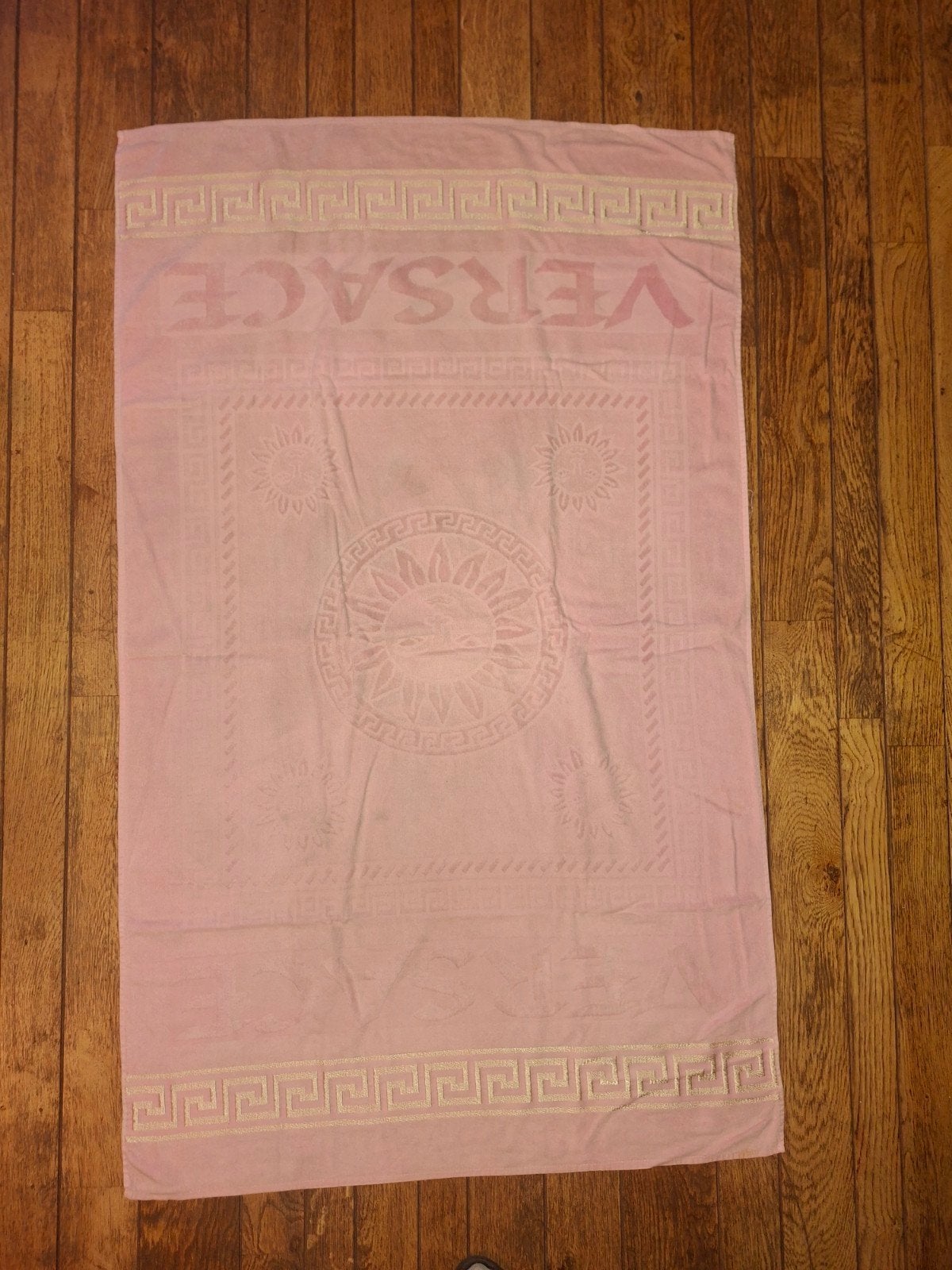 Versace strandlaken/handdoek 95x160 cm 100% katoen, Gebruikt, Overige merken, Badlaken, Ophalen of Verzenden