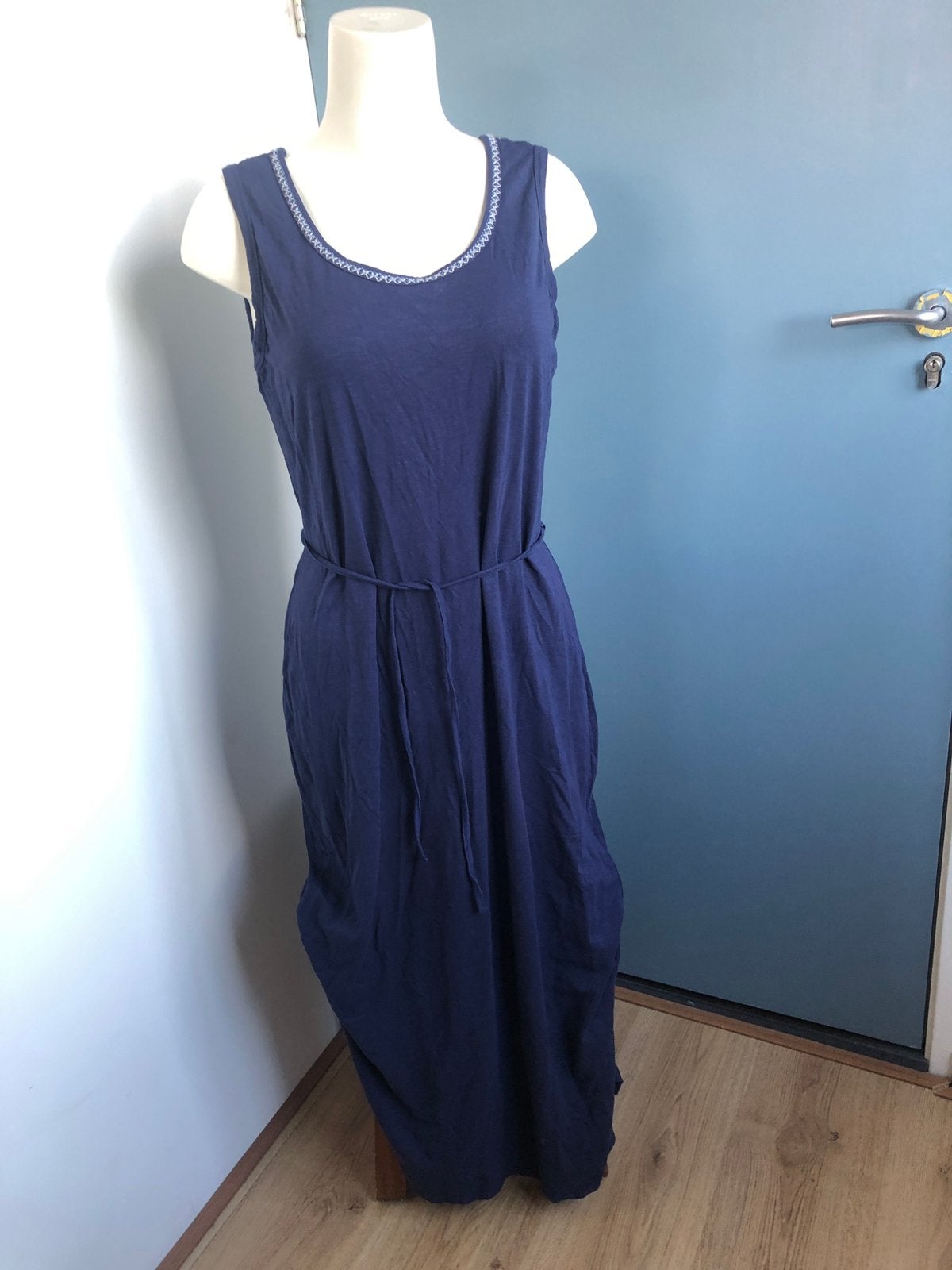Expresso donkerblauwe maxijurk jurk xl 192gretchen, Blauw, Maat 46/48 (XL) of groter, Ophalen of Verzenden, Zo goed als nieuw