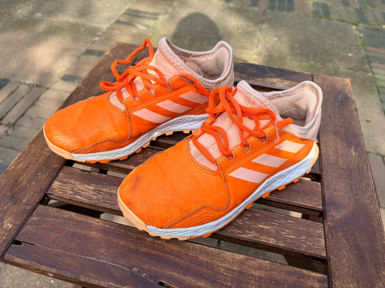 Adidas Youngstar Junior hockeyschoen oranje maat 33, Ophalen, Gebruikt