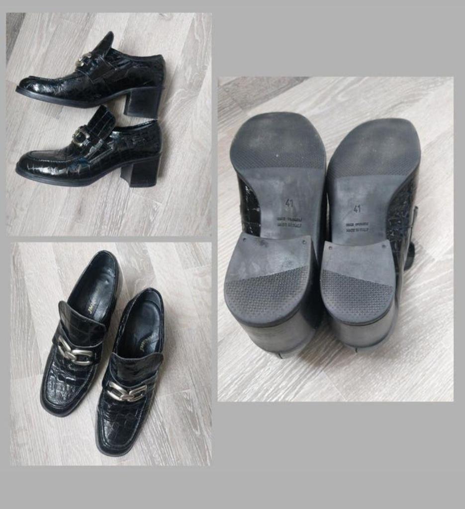 Lakschoenen maat 41, Ophalen of Verzenden, Gedragen, Zwart