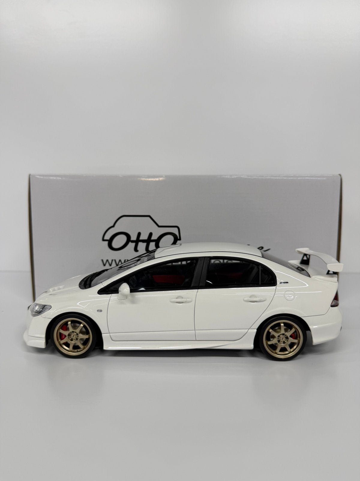Otto mobile Honda Civic FD2 Type-R Mugen White 2007, Hobby en Vrije tijd, Modelauto's | 1:18, Ophalen of Verzenden, Nieuw, Auto