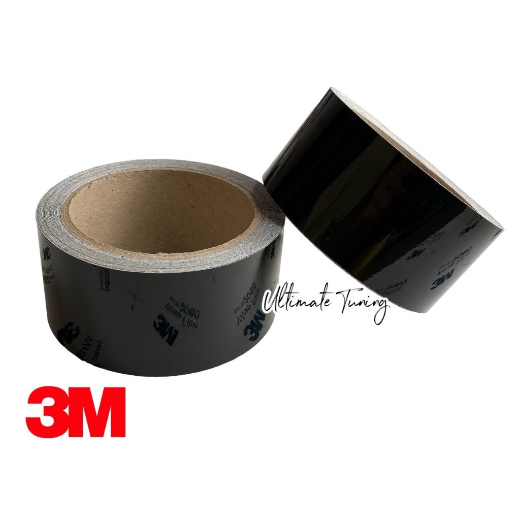 Nieuw : 3M De Chrome Wrap Folie Glans Zwart 5cm x 5 meter, Verzenden